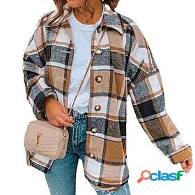 Womens Casual Jacket Print Active Comfortable Street Style