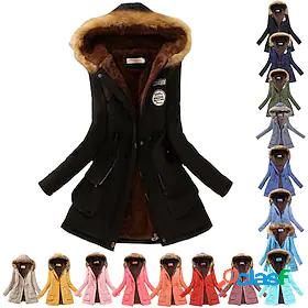 Womens Cotton Hoodie Jacket Hiking Fleece Jacket Winter