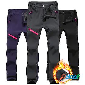 Womens Hiking Pants Trousers Fleece Lined Pants Softshell