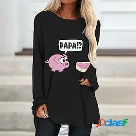Womens Knee Length Dress T Shirt Dress Tee Dress Shift Dress