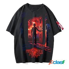 Womens T shirt Tee Hellfire Club Stranger Things Casual