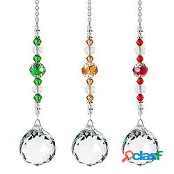 arcobaleno catena dream catcher sfera di cristallo