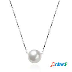 collana pendente di perle in argento sterling 925 may polly