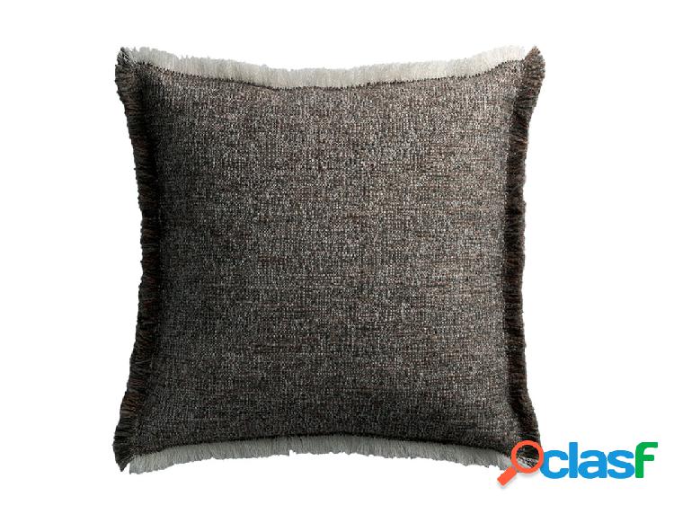 de Le Cuona Flint Cuscino con Frange - Earth