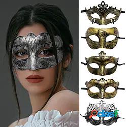 halloween horror ball party mask retro jazz maschera piatta