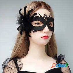 halloween ragno nero maschera mortuaria maschera mascherata