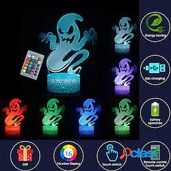 halloween skull lights 3d illusion night light pasqua ha