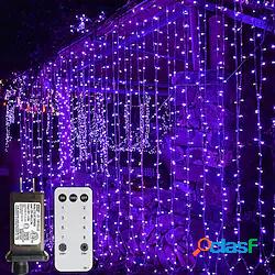 halloween tenda luci plug in telecomando esterno 3x3m-300