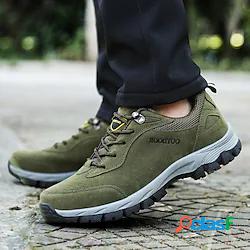 scarpe da trekking autunno e inverno da uomo antiscivolo