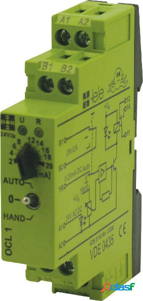 tele OCL1 24 V/AC/DC 0 - 20 mA Relè di accoppiamento 24