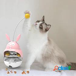 tumbler a sfera con antenna per gatti che perde cibo