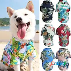 vestiti del cane in stile hawaiano bulldog francese vestiti