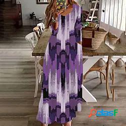 vestito casuale delle donne t shirt vestito tee vestito maxi