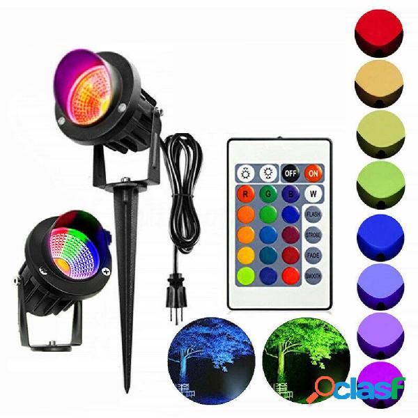 10W RGB LED Flood Spot Light Impermeabile Giardino esterno