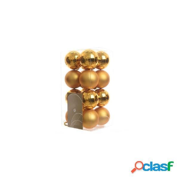16 PALLINE DECORATIVE PER ADDOBBI ALBERO DI NATALE