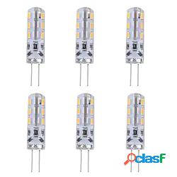 1w g4 bipolare led lampadina 24 smd 3014 rosso blu verde