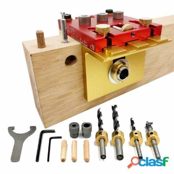 3 in 1 dima di tasselli per la lavorazione del legno Kit di