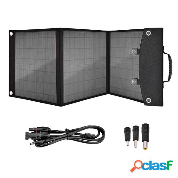50W Pieghevole solare Pannelli 3 USB + DC Impermeabile