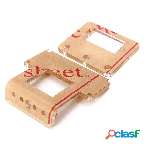5Pcs Smart Robot Acrilico Montaggio Servo Staffa per modulo