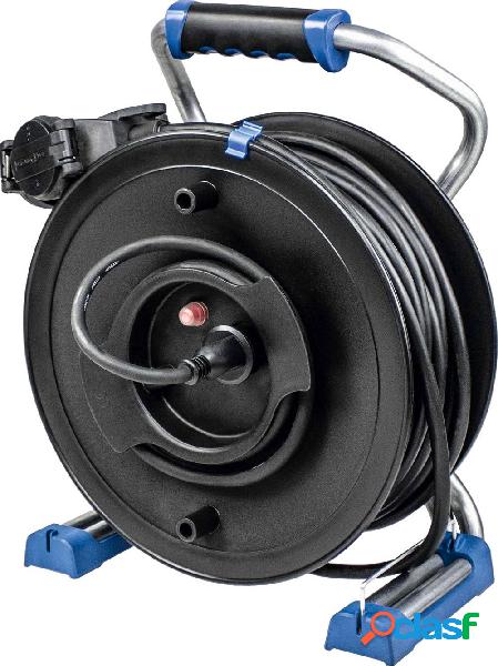 AS Schwabe 23247 Kit avvolgicavo 40.00 m Nero Spina schuko