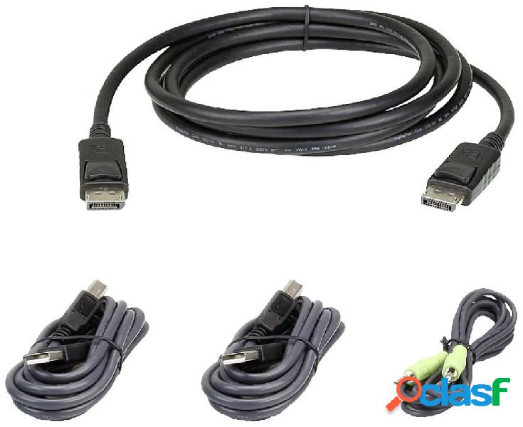 ATEN KVM Cavo 1.80 m Nero