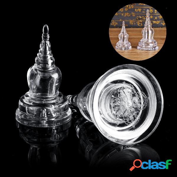 Acrilico trasparente Tibet buddista tibetano Mikky Crystal