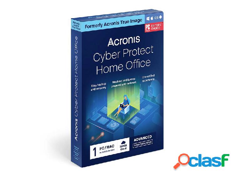 Acronis Cyber Protect Home Office Advanced EU 1 licenza