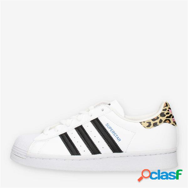 Adidas Superstar J Sneakers bianche e maculate