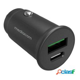 Alimentatore car charger - con porte USB-USB Type-CB -