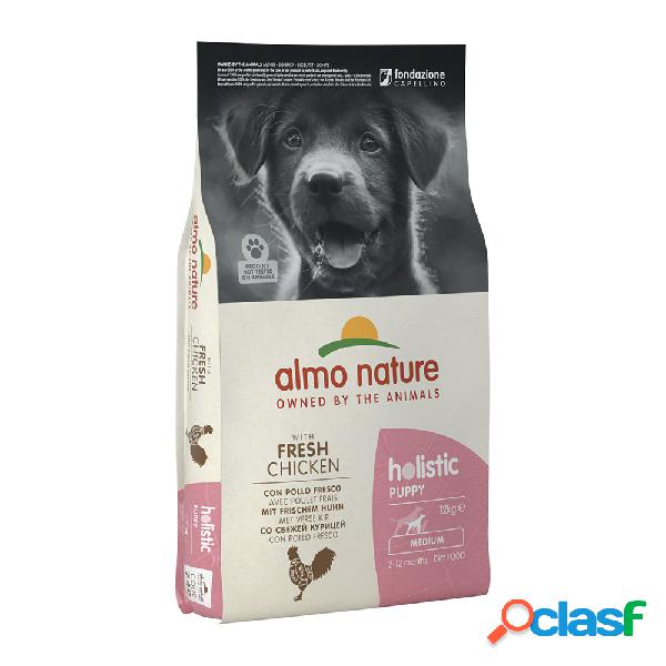 Almo Nature Holistic Dog Puppy M con Pollo Fresco 12 kg