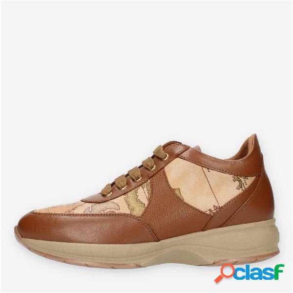 Alviero Martini Prima Classe Sneakers Chestnut Geo Classic