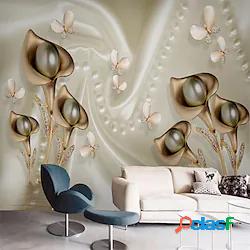 Arte Murale Disegno Floreale Adatto Per Soggiorno In Hotel