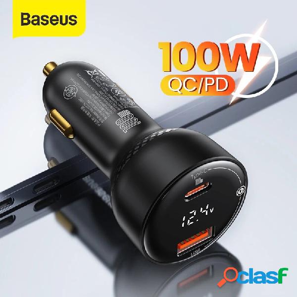 Baseus Digital Display 100W QC4.0 PD3.0 PPS Caricabatteria