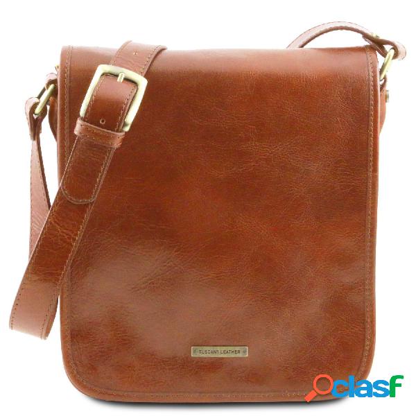 Borsa a tracolla 2 scomparti Miele