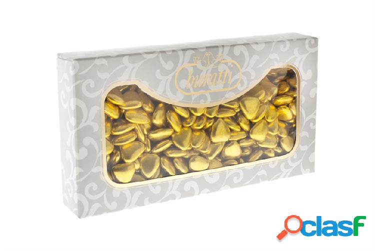 Buratti Confetti cuore cioccolato Oro 1 kg oro