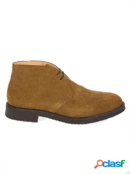 CHURCHS POLACCHINI UOMO RYDER81CASTOROMARACCA CAMOSCIO BEIGE