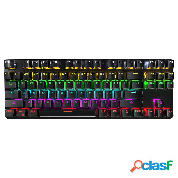 Cablato Meccanico Tastiera 87 tasti 87% TKL Layout Tasti