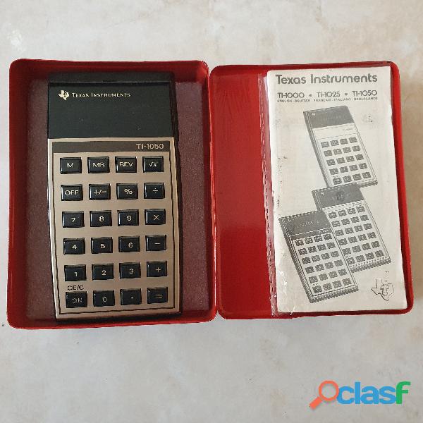 Calcolatrice vintage Texas Instruments TI 1050