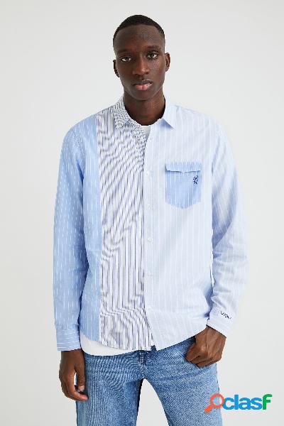 Camicia a maniche lunghe righe