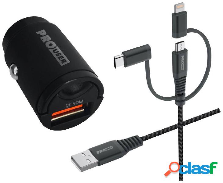 Caricabatterie da auto ProUser Porta di ricarica USB