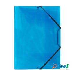 Cartella 3L con elastico Lumina - 22x30cm - blu - D0-3 -