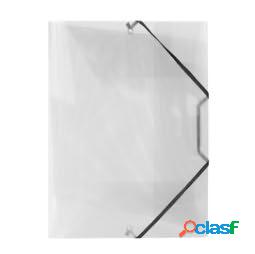 Cartella 3L con elastico Lumina - 22x30cm - trasparente -