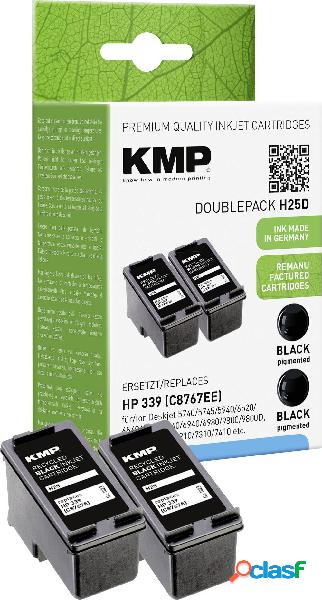 Cartuccia KMP Compatibile sostituisce HP 339 Conf 2 pz Nero