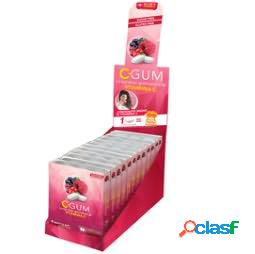 Chewing gum integratore Vitamina C - frutti rossi - C-Gum -