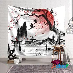 Chinese Style Ink Painting Style Wall Tapestry Art Decor