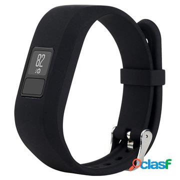 Cinturino in Morbido Silicone per Garmin VivoFit 3 - Nero