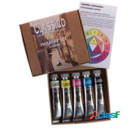 Colori a olio extrafini Primary Set - 20 ml - colori primari