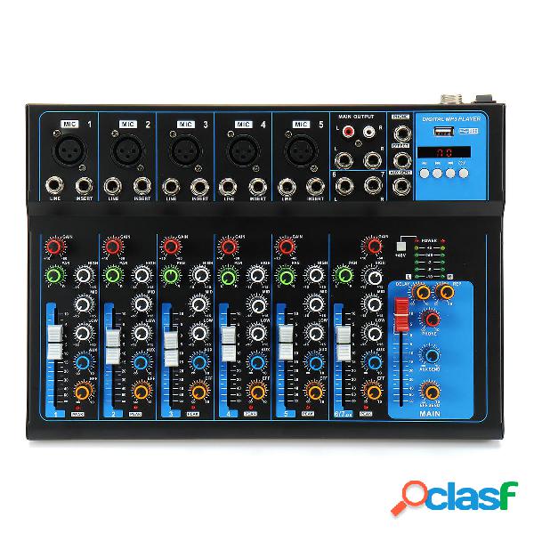 Console di missaggio professionale per mixer audio bluetooth