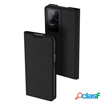 Custodia Flip Dux Ducis Skin Pro Xiaomi Poco F4 - Nera