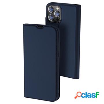 Custodia Flip Dux Ducis Skin Pro per iPhone 13 Pro - Blu